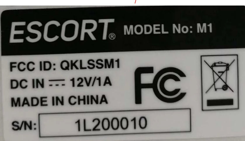 ESCORT M1 DASH CAM - Companion Dash Cam to your Escort Radar Detector. Video/audio Clip Saving, Editing & Sharing