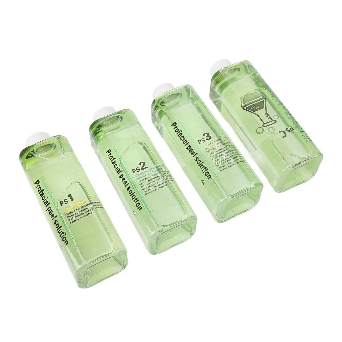 4pcs Hydra Peeling Facial Serum for Dermabrasion Machine Deep Cleansing Hydro Dermabrasion Solution Daily Skin Care Brightening and Hydrating Facial Serum
