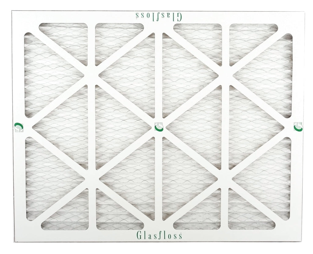 Glasfloss Air Filter 14x25x2 - 2" MERV 10 - (Pack of 6) - Pleated AC or HVAC Air Filter - Furnace Air Filter - Home or Office - Made In The .