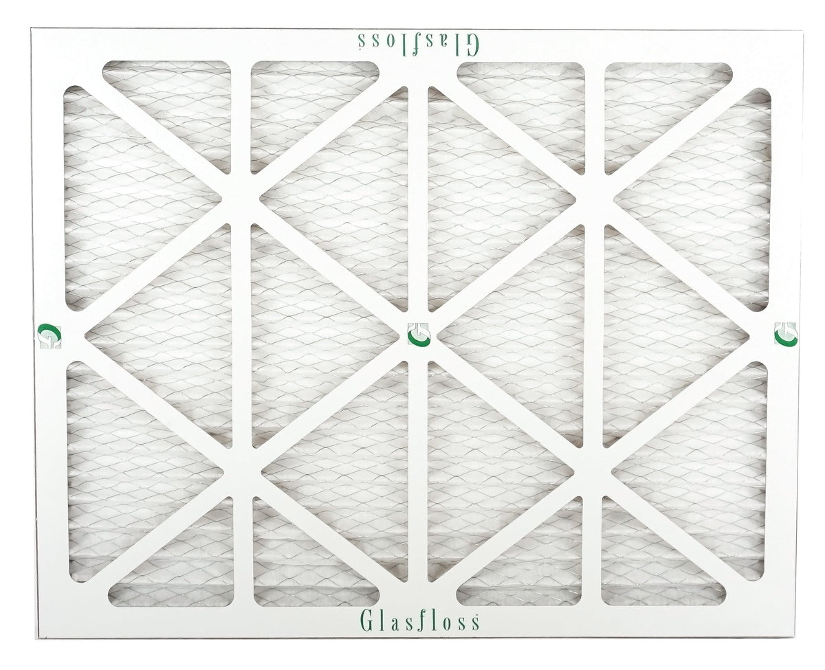 Glasfloss Air Filter 14x25x2 - 2" MERV 10 - (Pack of 6) - Pleated AC or HVAC Air Filter - Furnace Air Filter - Home or Office - Made In The .