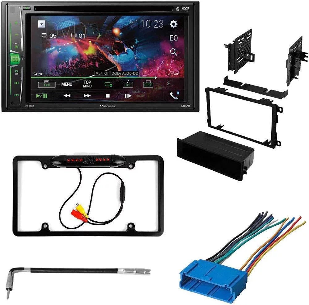 KIT4830 Bundle for 1996-1999 Buick Riviera W/ Pioneer Double DIN Car Stereo with Bluetooth/Backup Camera/Installation Kit/in-Dash DVD/CD AM/FM 6.2" WVGA Touchscreen Digital Media Receiver
