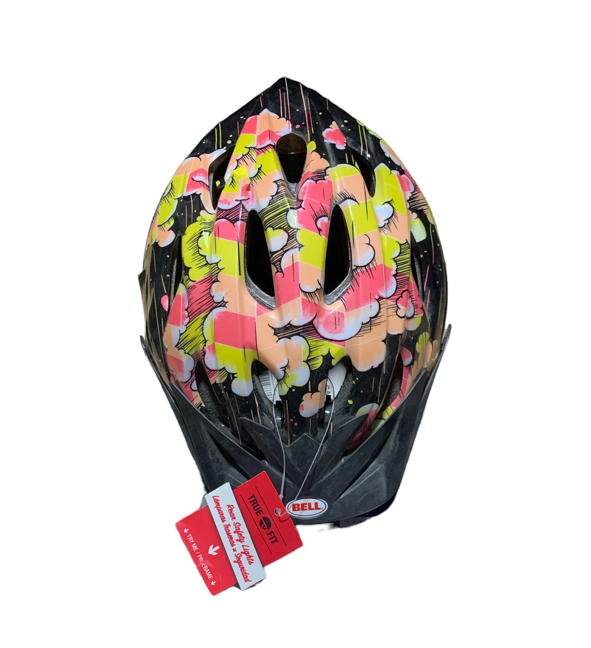 Bell True Fit Rear Safety Lights Bike Bicycle Helmet Kids AGES 5+