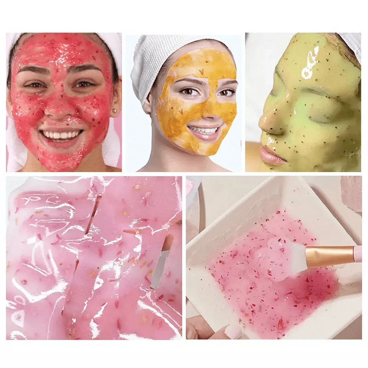 Luminous Skin Lab Vampire PLLA Infusion Jelly Mask, Facials Professional Pack Peel off Facial Mask - Anti-Aging, Reducing Dark Spot & Natural Skin Treatment - Suitable for All Skin Types | 30 fl oz