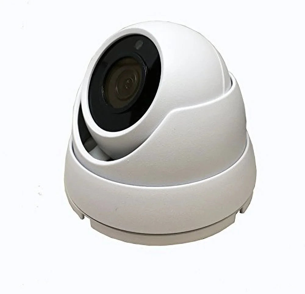 101AV Security Dome Camera 1080P 1920x1080 True Full-HD 4in1(HD-TVI, AHD, CVI, CVBS) 2.8mm Fixed Lens SONY 2.4 Megapixel STARVIS IR Indoor Outdoor Camera WDR DayNight HomeOffice 12VDC (White)