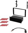 GSKIT422 Car Stereo Installation Kit for Nissan 2013-2016 Quest w/Base Radio - in Dash Mounting Kit, Antenna Adapter for Single Double Din Radio Receiver