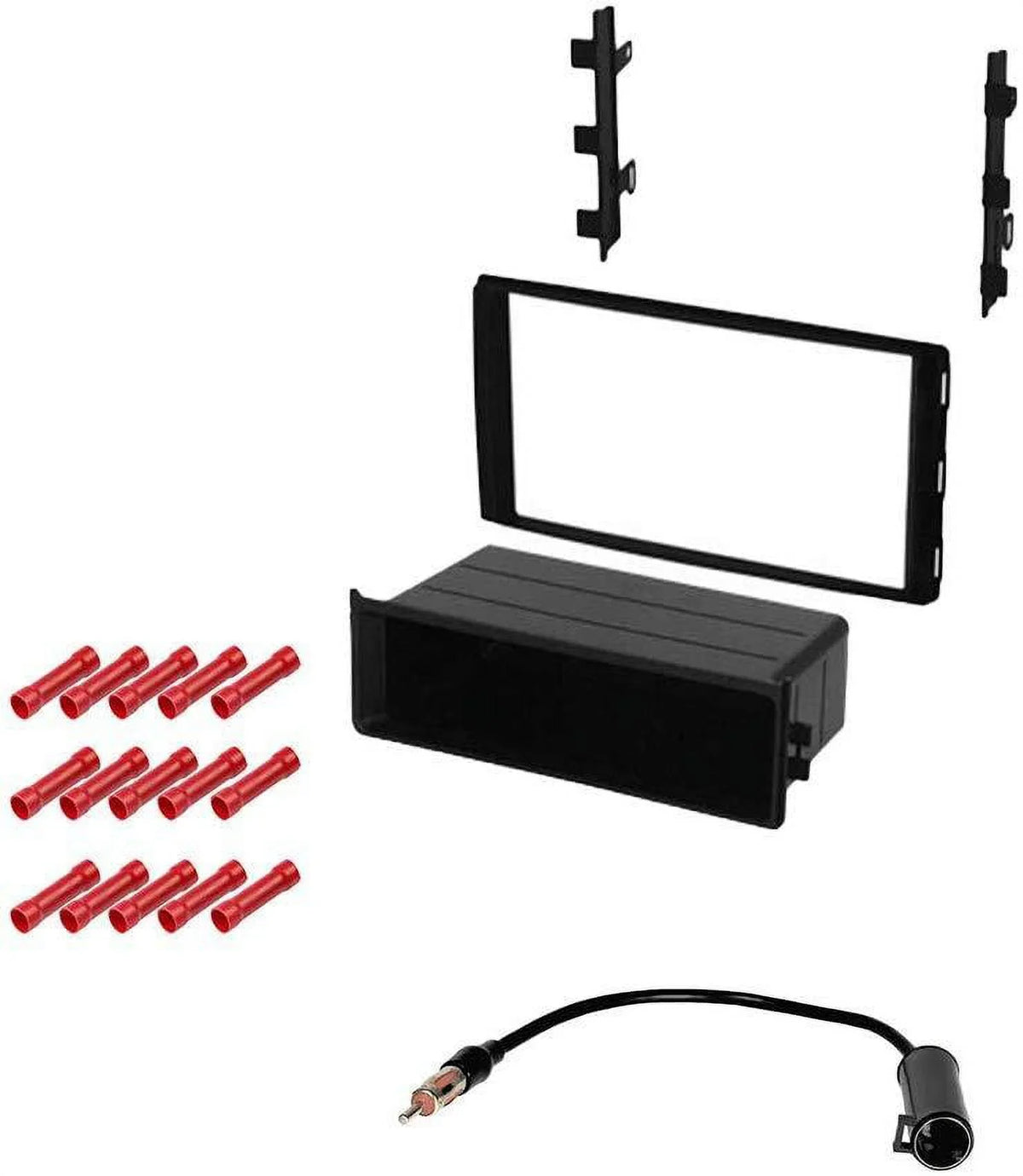 GSKIT422 Car Stereo Installation Kit for Nissan 2013-2016 Quest w/Base Radio - in Dash Mounting Kit, Antenna Adapter for Single Double Din Radio Receiver