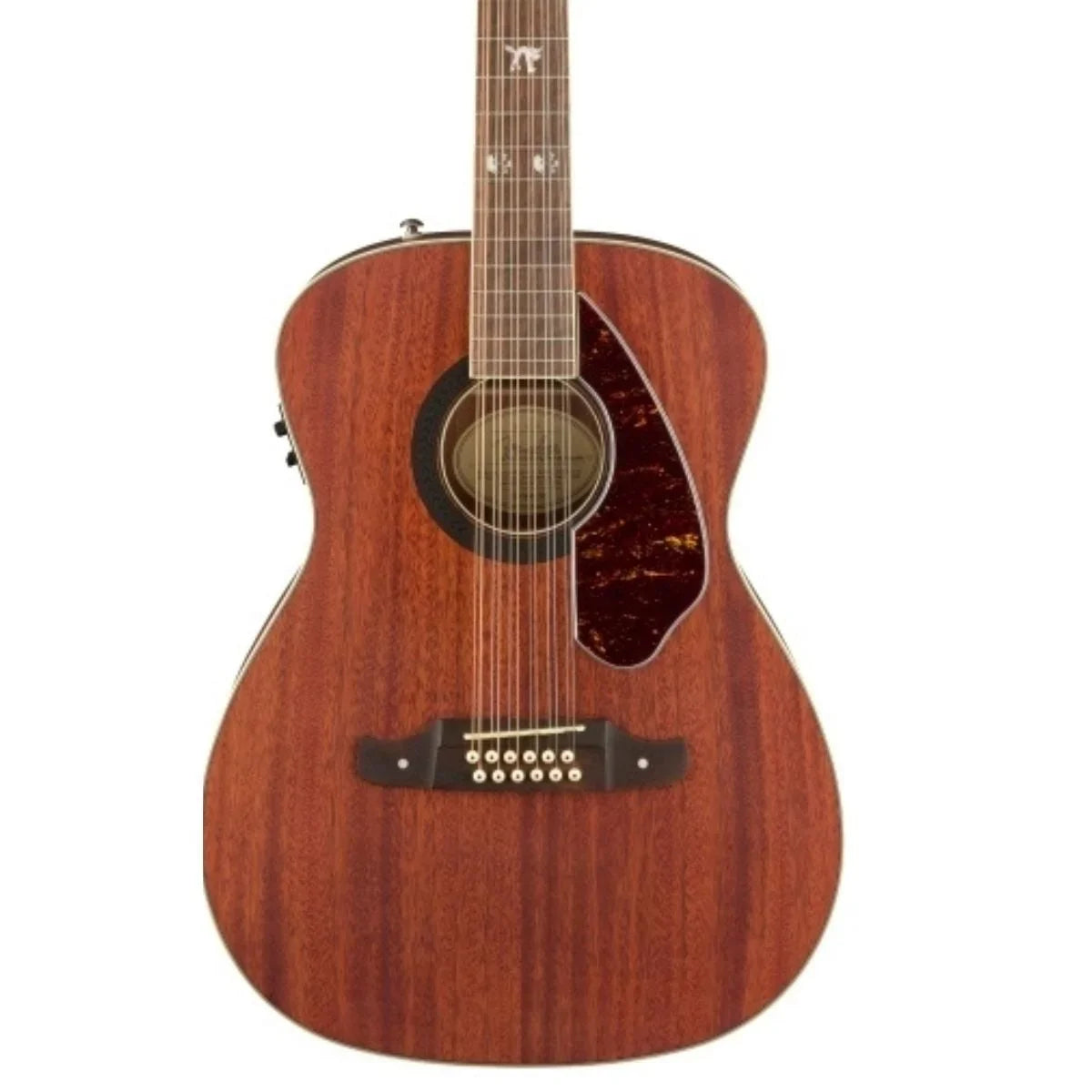 Fender Tim Armstrong Hellcat 12-String Concert Acoustic Guitar, with 2-Year Warranty, Natural, Walnut Fingerboard