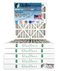 Glasfloss Air Filter 16x18x2 - 2" MERV 10 - (Pack of 6) - Pleated AC or HVAC Air Filter - Furnace Air Filter - Home or Office - Made In The .