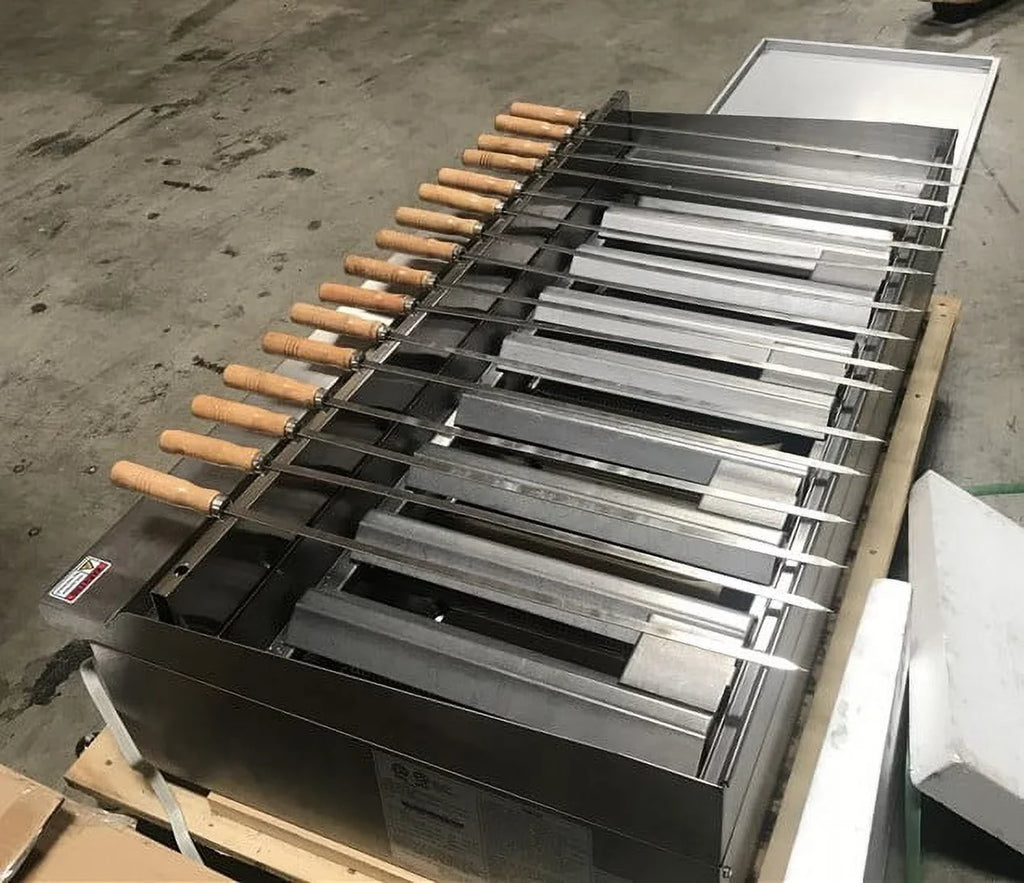 48 ins Natural gas/Propane shish kabab broiler NSF SSK48