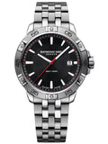 Raymond Weil Men's Tango 41mm Steel & Case Quartz Black Dial Analog Watch 8160-ST2-20001