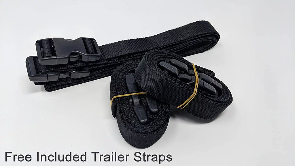 Custom Contour Fit Weatherproof Jet Ski Wrap for Kawasaki 900 STS 2001-2002 - Blue/Black Color - All Weather - Trailerable - Protect from Rain & Sun! Includes Trailer Straps & Storage Bag