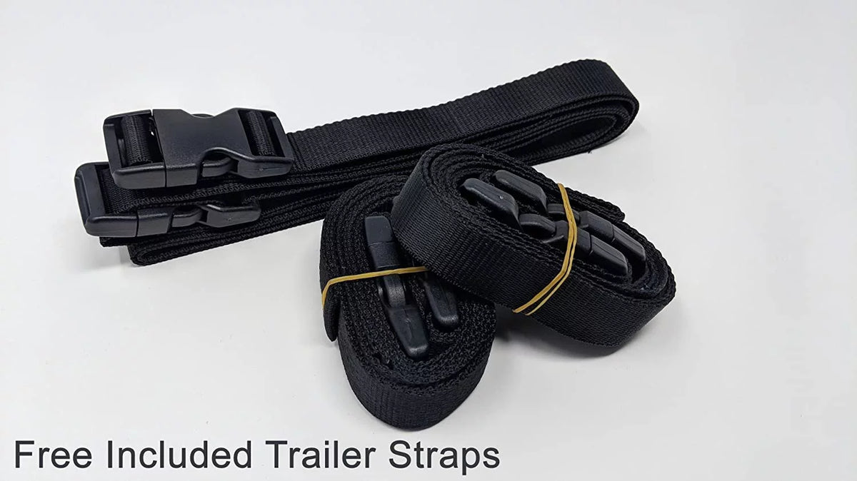 Custom Contour Fit Weatherproof Jet Ski Wrap for Kawasaki 900 STS 2001-2002 - Blue/Black Color - All Weather - Trailerable - Protect from Rain & Sun! Includes Trailer Straps & Storage Bag