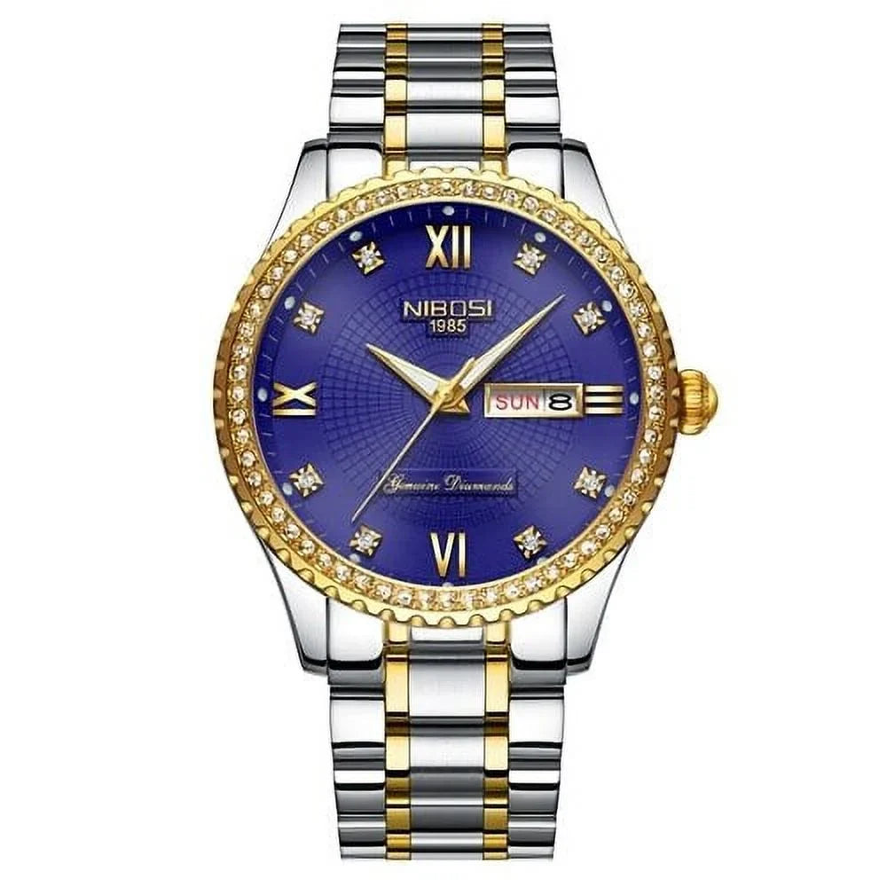 NIBOSI 2022 New Gold Watch Women Watches Ladies Creative Steel Women's Watches Female Waterproof Clock Relogio Feminino