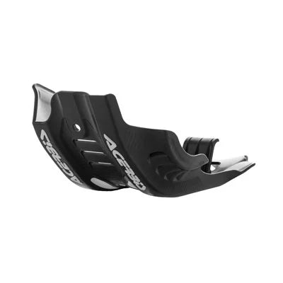 Acerbis Plastic MC Skid Plate with Linkage Guard Black/White for Husqvarna FX 450 2017-2018