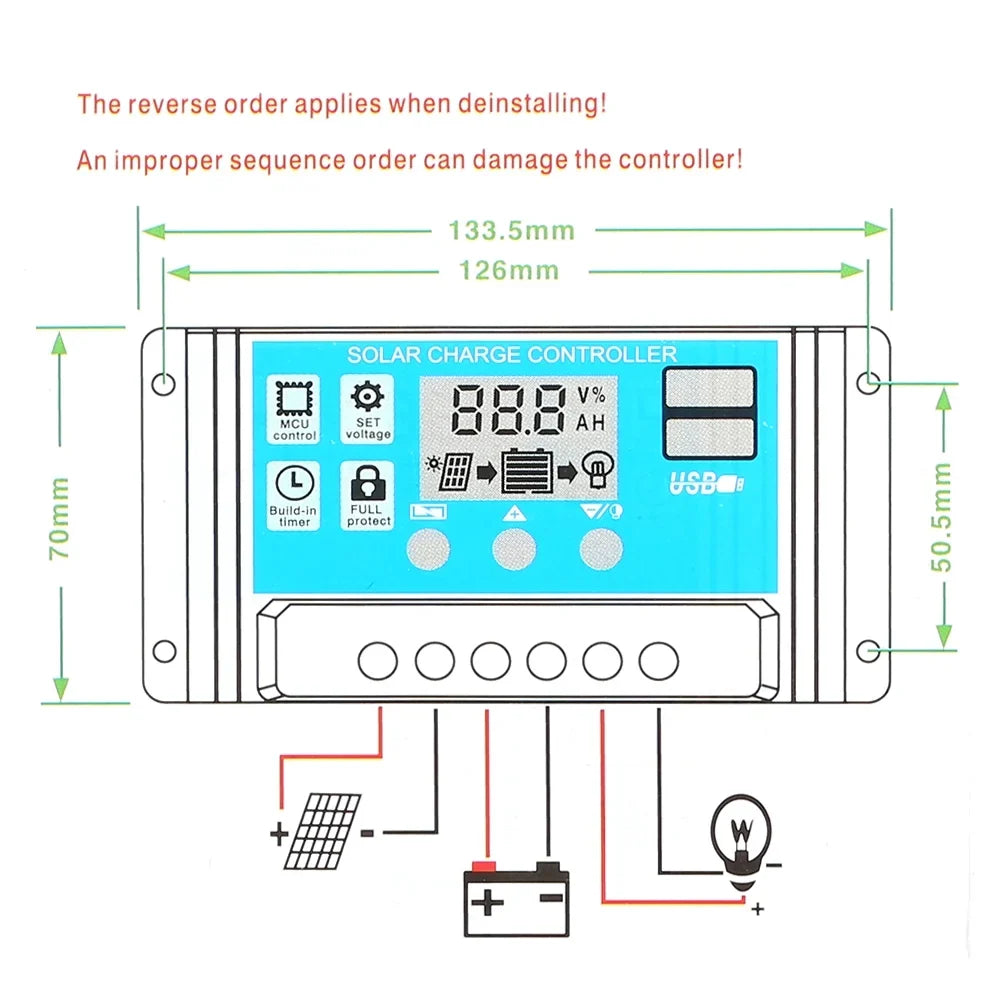Pinnaco Solar Panel,Solar Panel Solar PWM DC 5V/18V Dual IP65 Water Resistance 12V/24V Solar USB Car IP65 Water Resistance 12V/24V Dual Output Solar 50W DC 5V/18V Panel 2 USB 5V/18V Dual Output QISUO