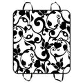 GCKG Black and White Damask Pattern Classic Vintage French Floral Swirls Pet Car Seat Wrap Dog Car Seat Mat Hammock Cargo Mat Trunk Mat For Cars Trucks and SUV 54x60 inches
