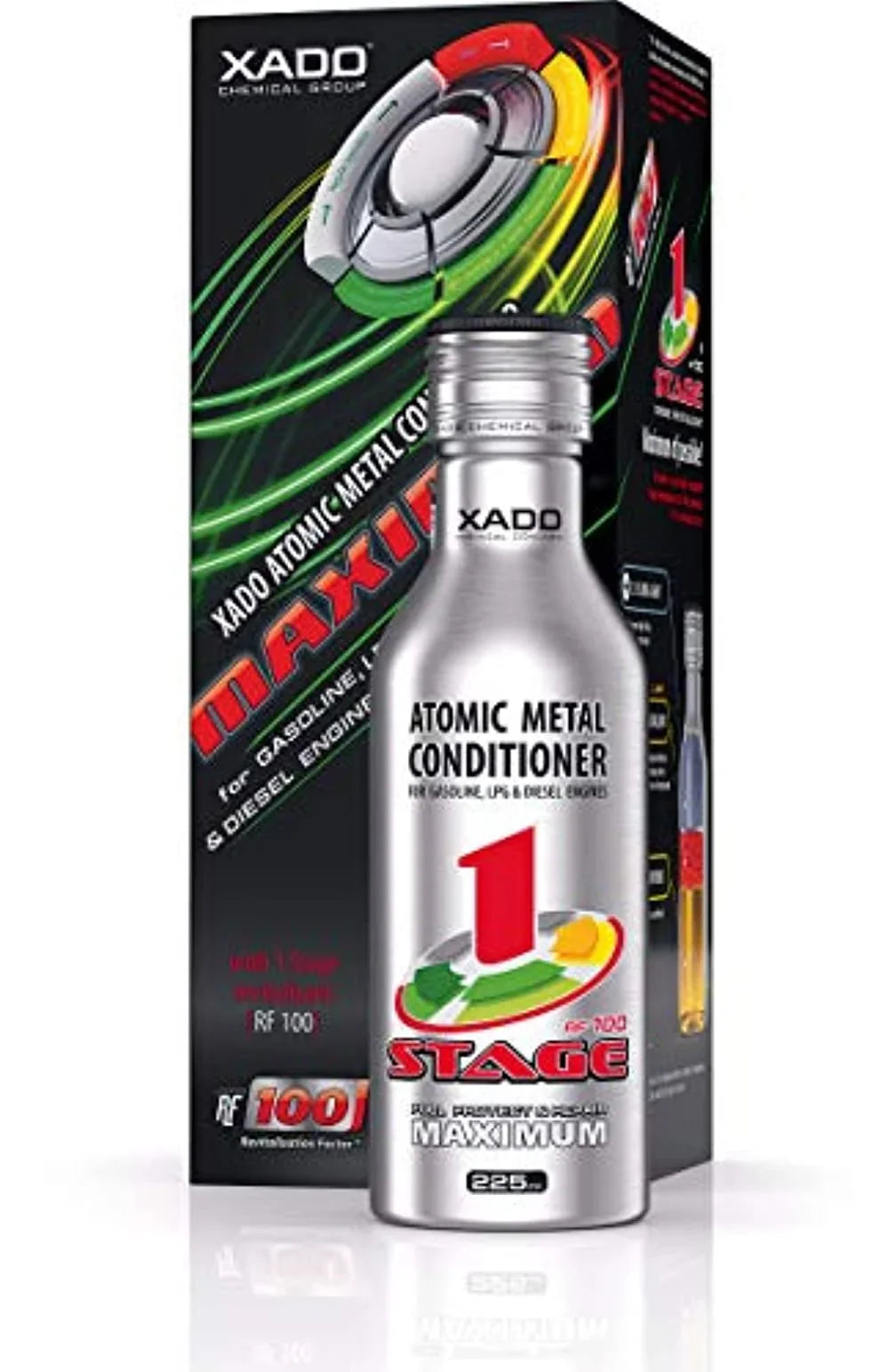 Xado Atomic Metal Conditioner Maximum with 1 Stage Revitalizant Treatment and Additive for Gasoline LPG and Diesel Engines