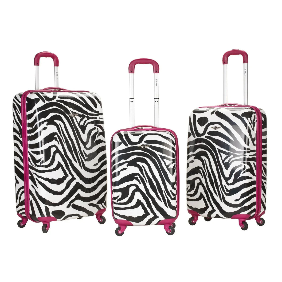 Rockland Luggage Safari 3-Piece Hardside Upright Luggage Set F195