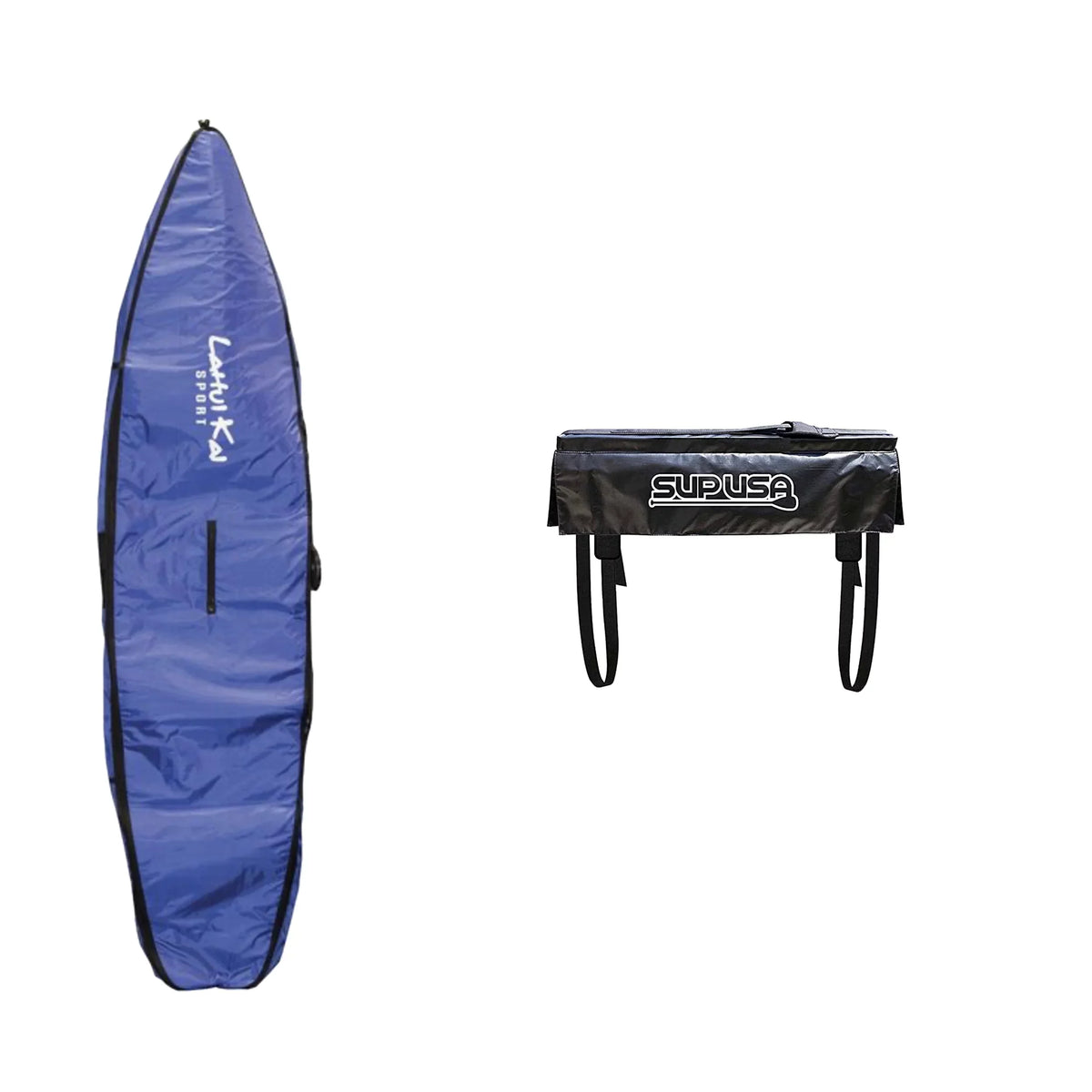 Lahui Kai Stand Up Paddle Board SUP Bag -- 11' 6" -- Protection Carrying Case, Storage (Pack includes Truck Tailgate Pad for Board Transport)