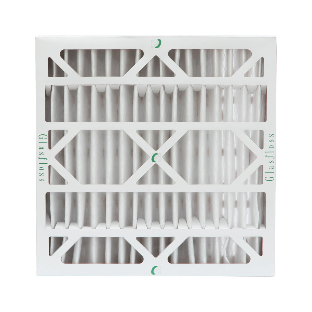 Glasfloss ZL 20x20x4 MERV 10 Pleated AC Furnace Air Filters. Box of 4. Exact Size: 19-1/2 x 19-1/2 x 3-3/4