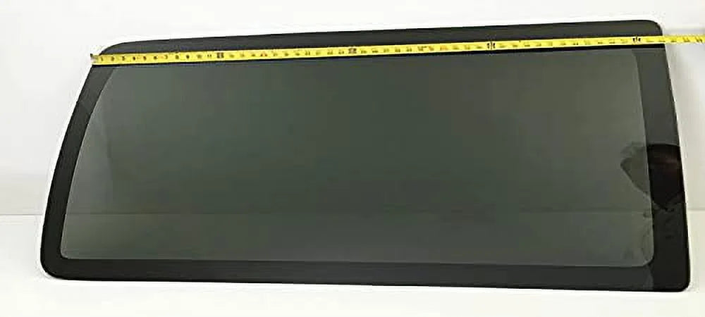 Passenger Right Side Rear Quarter Window Quarter Glass Compatible with Chevrolet Express/GMC Savana Standard Van 1996-2022 Models