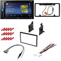 KIT2587 Bundle with Pioneer Multimedia DVD Car Stereo and Installation Kit - for 2009-2013 Frontier / Bluetooth Touchscreen, Backup Camera, Double Din Mounting Dash Kit