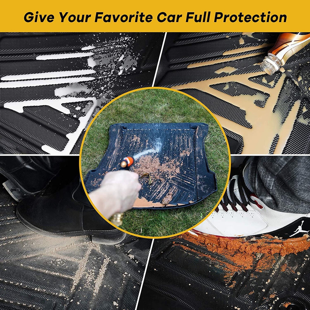 TPO Trunk Mats Fabric 3D Molded Protection For Jeep Grand Cherokee 2011-2021 Cargo Mats