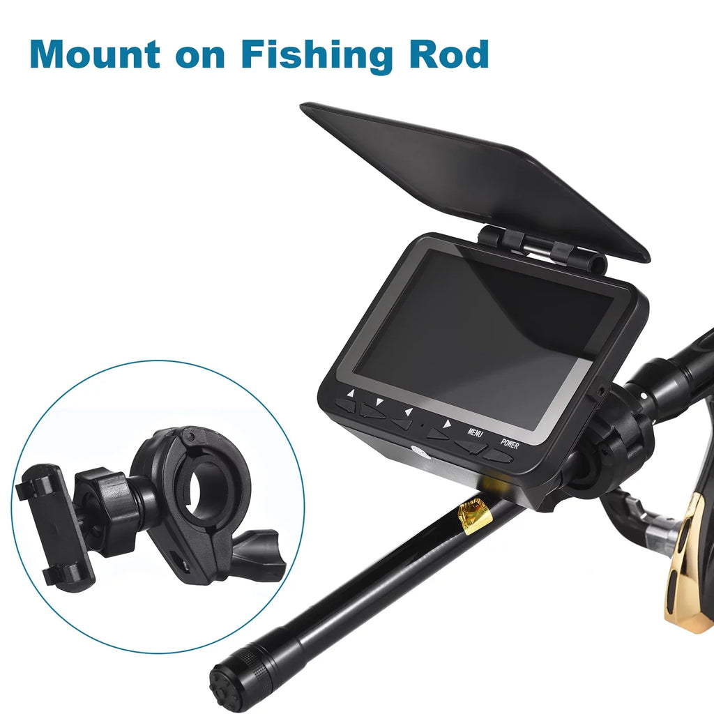 Underwater Fishing Camera Fish Finder, 4.3'' LCD , Night Vision, Ice Craft Fishing