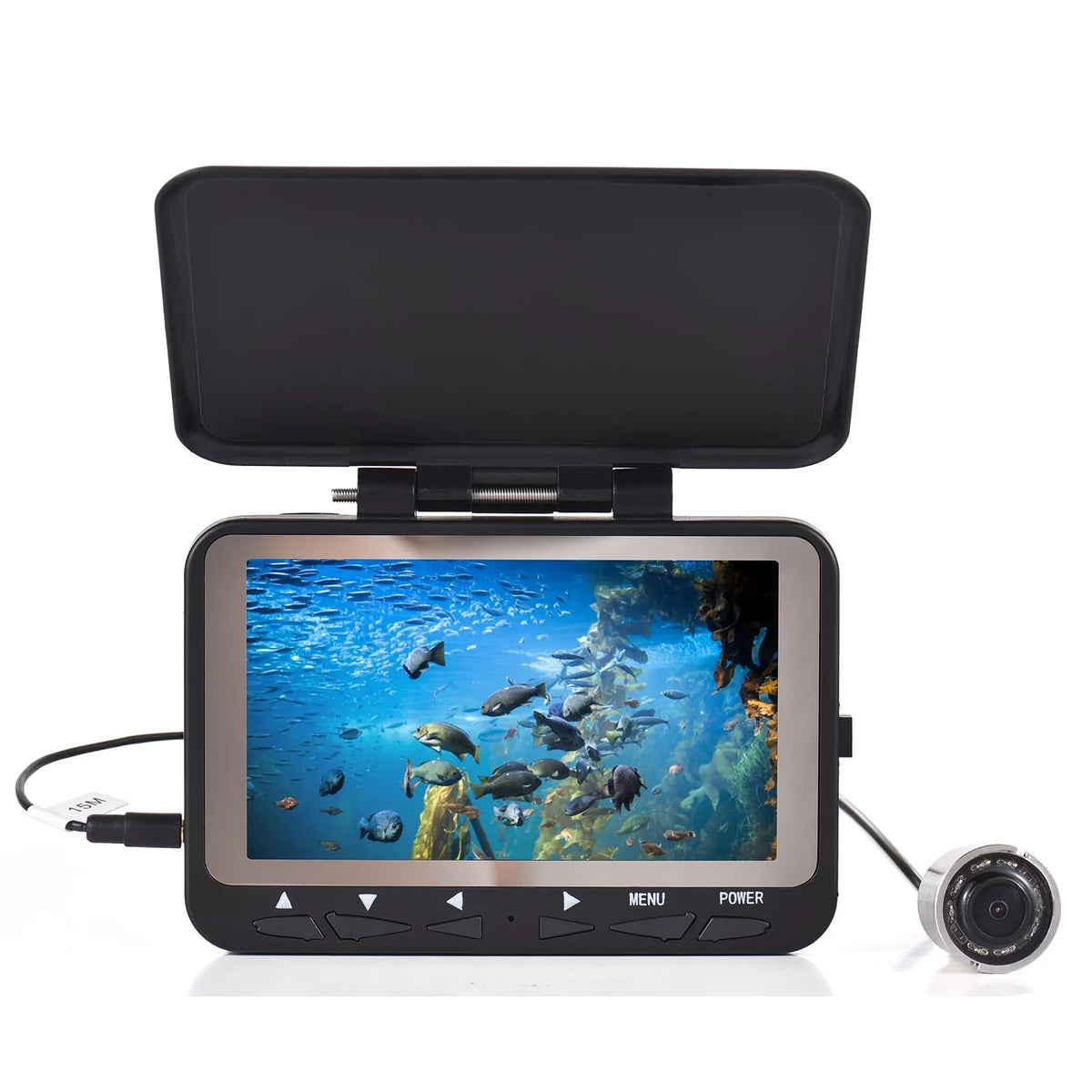 Underwater Fishing Camera Fish Finder, 4.3'' LCD , Night Vision, Ice Craft Fishing
