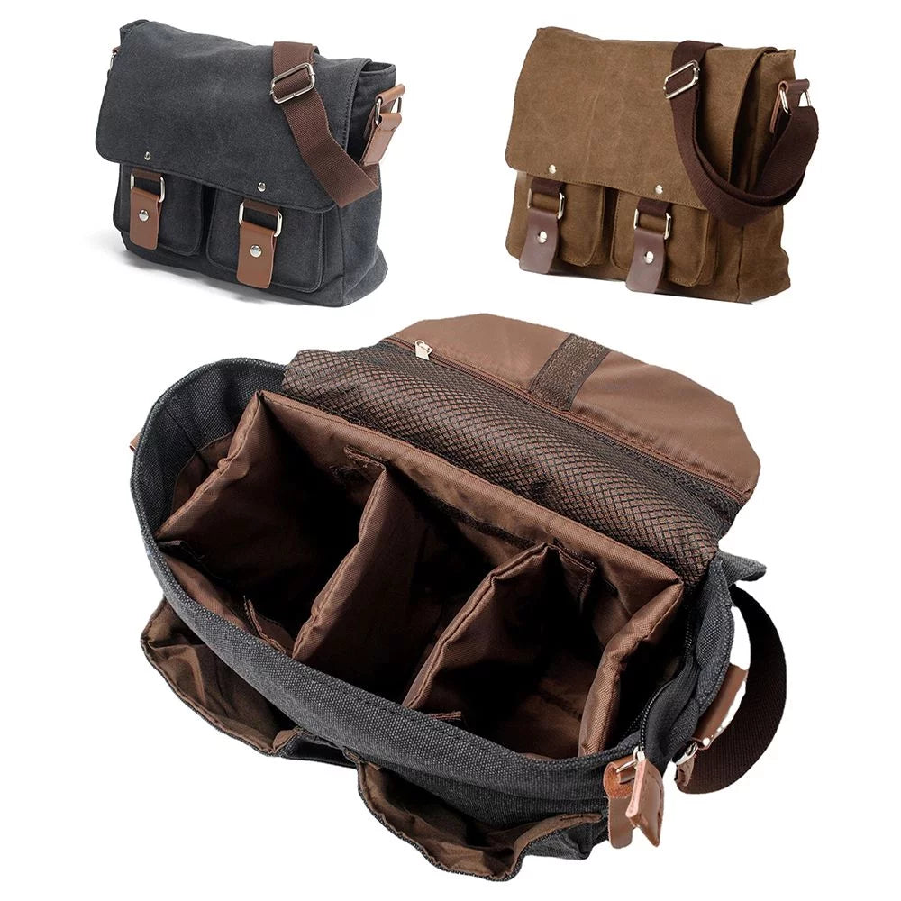 Convenient For Canon Sony Micro SLR Waterproof Camera Case DSLR Camera Wrap Photography Protective Camera Video Bag COFFEE
