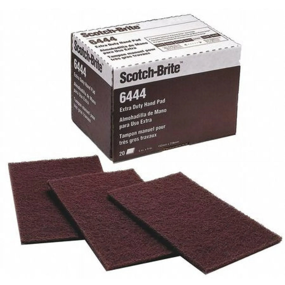 Scotch-Brite Sanding Hand Pad, 6 in W, 9 in L, PK60 7000121091