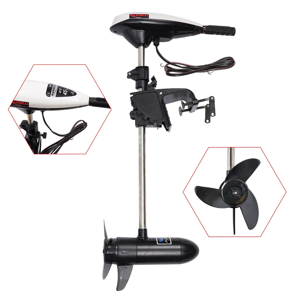 12V Electric Trolling Motor Outboard Motor Engine Fishing Ship Kayak Engine
