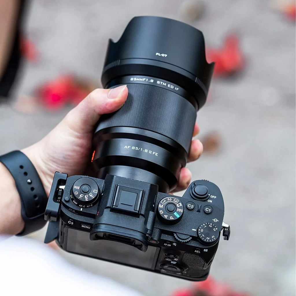 Viltrox 85mm F1.8 STM Full-Frame Sony E-Mount Camera Lens Support AF Auto Focus for Sony A7III A7RIII A7SII A7II a6500 a6400 a6300- Black