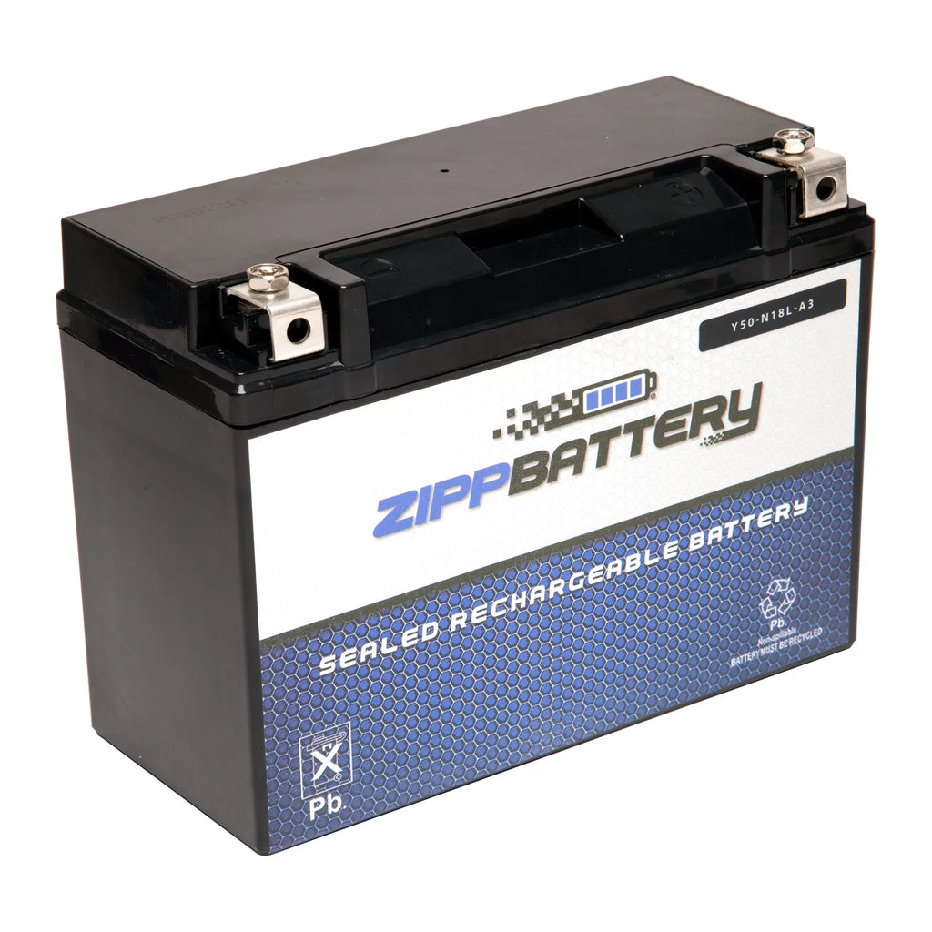 Zipp Battery Y50-n18l-a3 (50-n18l-a3 12 Volt,20 Ah, 260 Cca) Snowmobile Battery for Arctic Cat Bearcat 570 2006