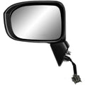 K-Source Driver Side Mirror for 14-15 HONDA Civic Coupe, Civic Sedan, Civic Hybrid, (textured black w/PTM Wrap foldaway), w/o Aspherical lens, w/o camera, w/o turn signal, Power 63624H