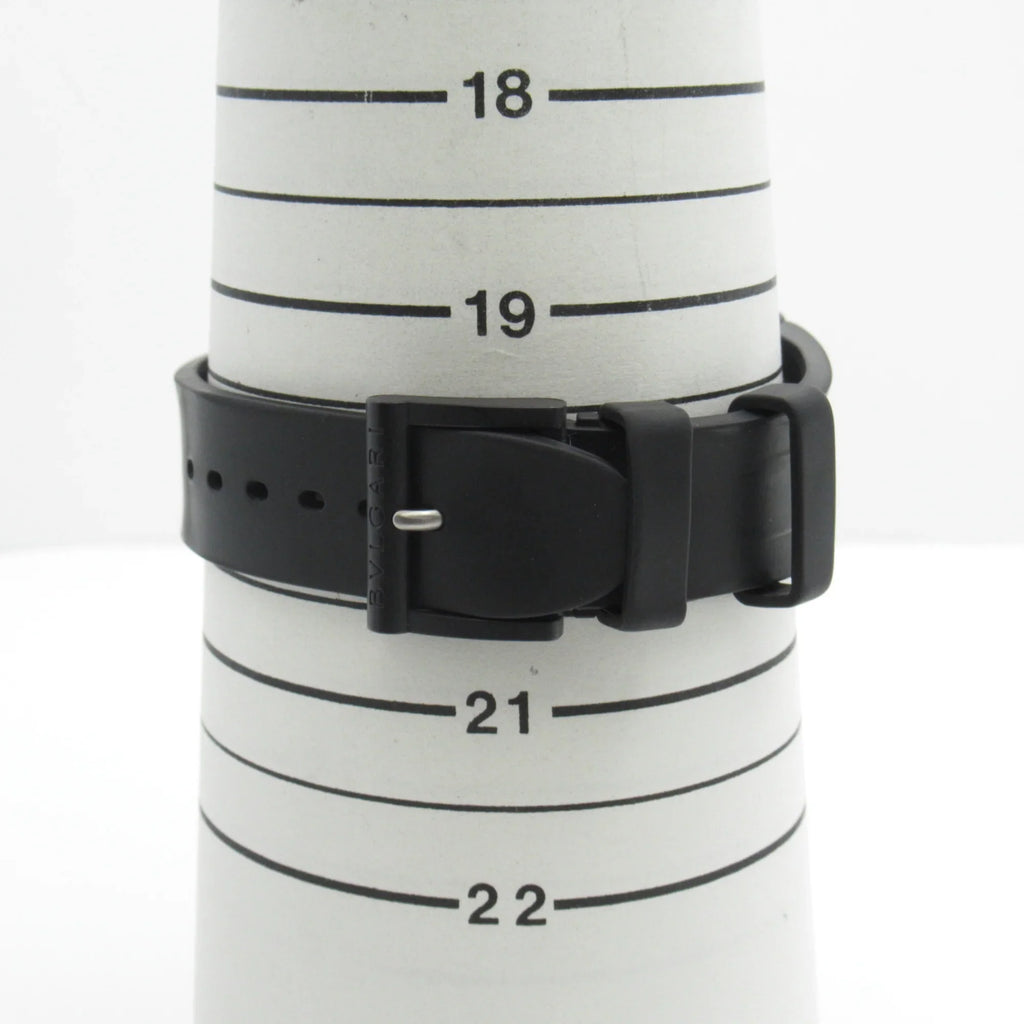 Pre-Owned BVLGARI Diagono Magnesium Chrono Wrist Watch watch Wrist Watch DG42SMCCH Mechanical Automatic Black Rubber belt mag DG42SMCCH (Good)