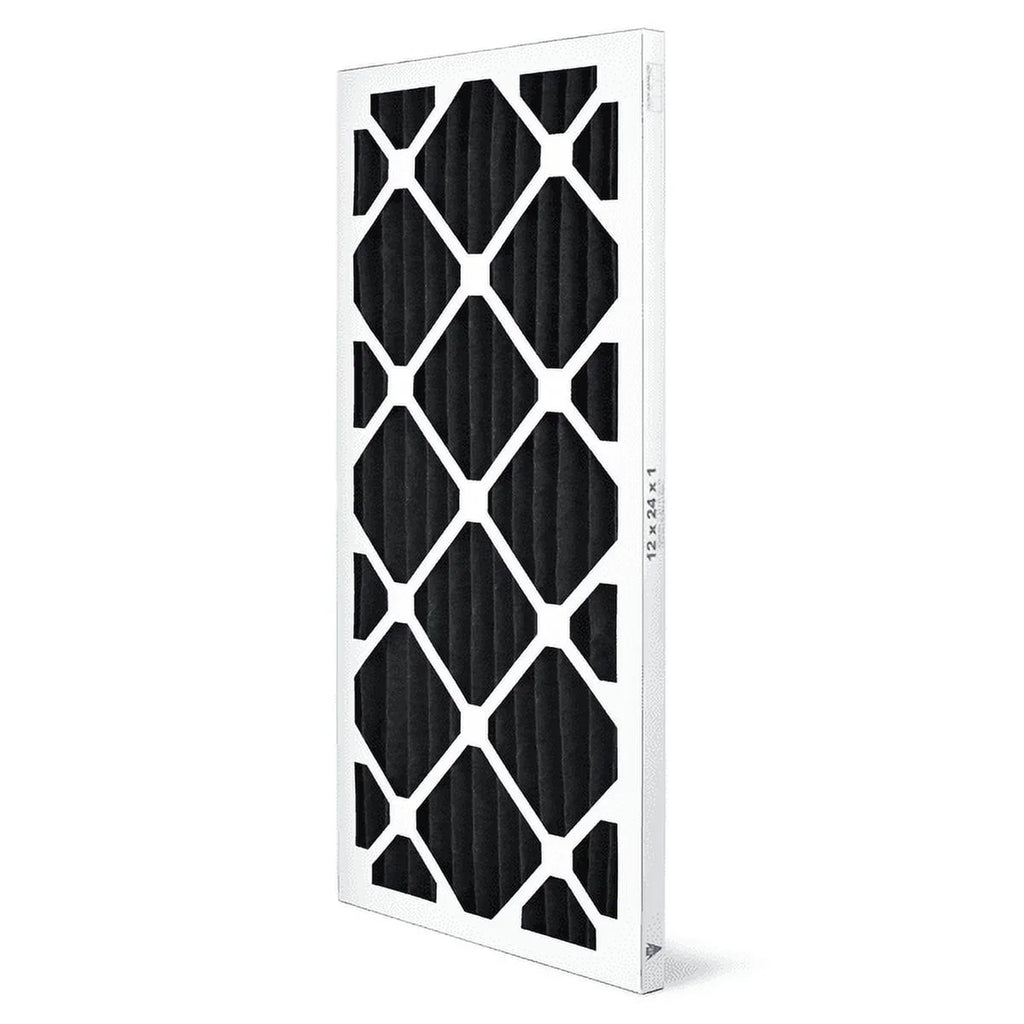 AIRx Filters Odor 12x24x1 Air Filter MERV 8 AC Furnace Pleated Air Filter Replacement Box of 6, Made in the