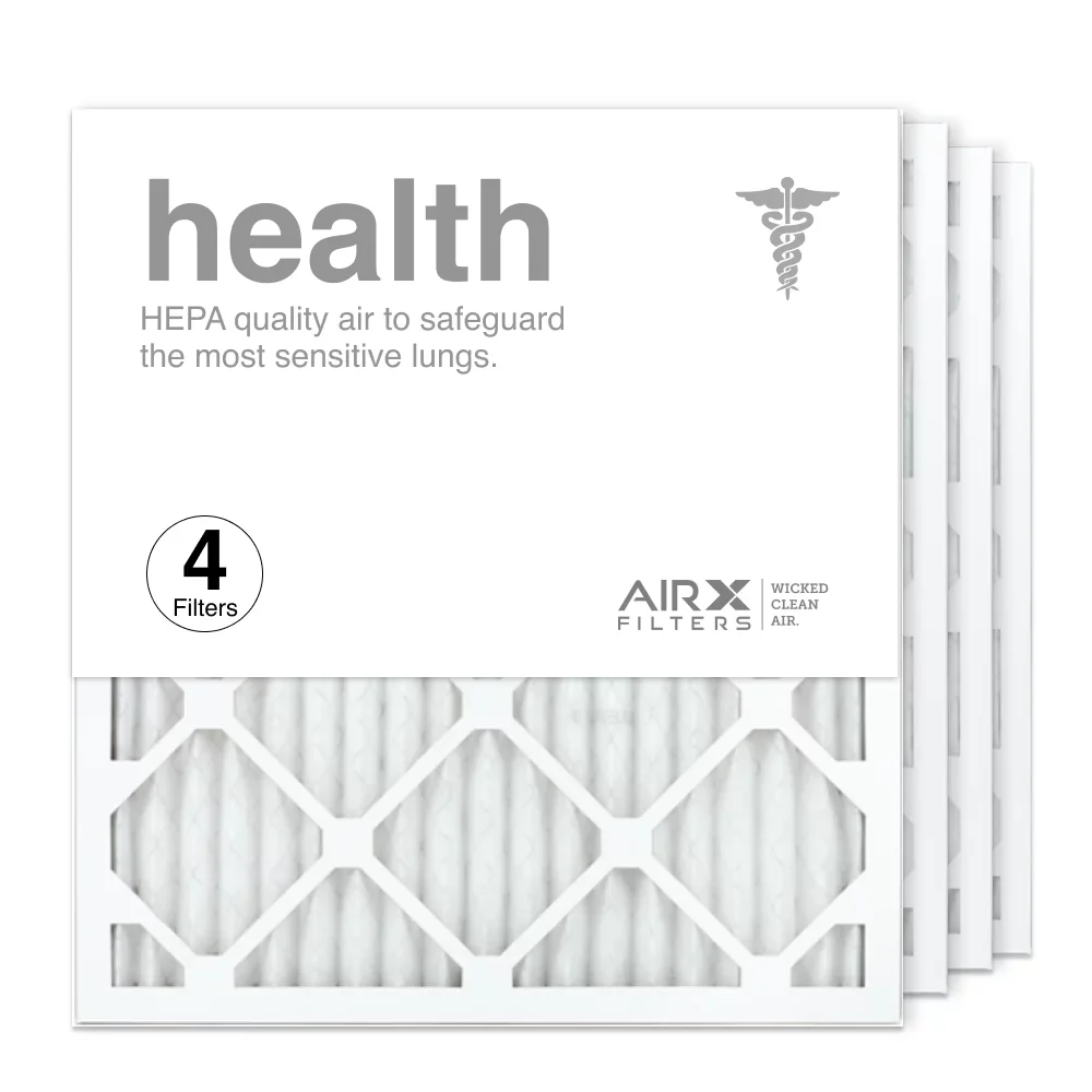 AIRx Filters 18x20x1 Air Filter MERV 13 Pleated HVAC AC Furnace Air Filter, Health 4-Pack Made in the