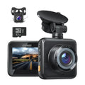 iZEEKER Dash Cam Front and Rear, 1080P FHD Dual Car Camera with SD Card, Dash Camera for Cars with Accident Recording, Parking Monitor, Night Vision, WDR