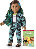 n Girl Doll #89 Hazel Eyes Brown Hair Blue Highlights Street Chic Outfit 18" Truly Me DN89