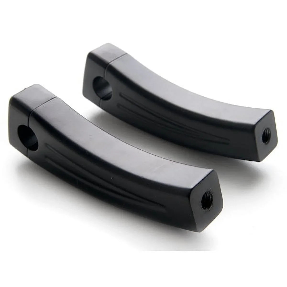 Krator 5.5" Black Bike Handlebar Pullback Risers 7/8" Compatible with Yamaha FZR 400 600 750 1000