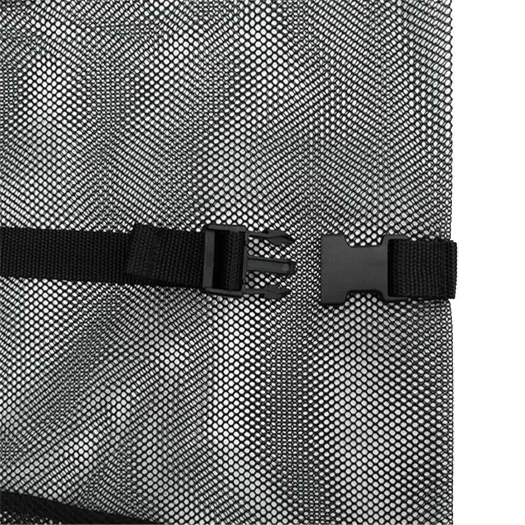 5xDrawstring Mesh Bag Shoulder Strap for Scuba Diving Snorkel Equipment Black