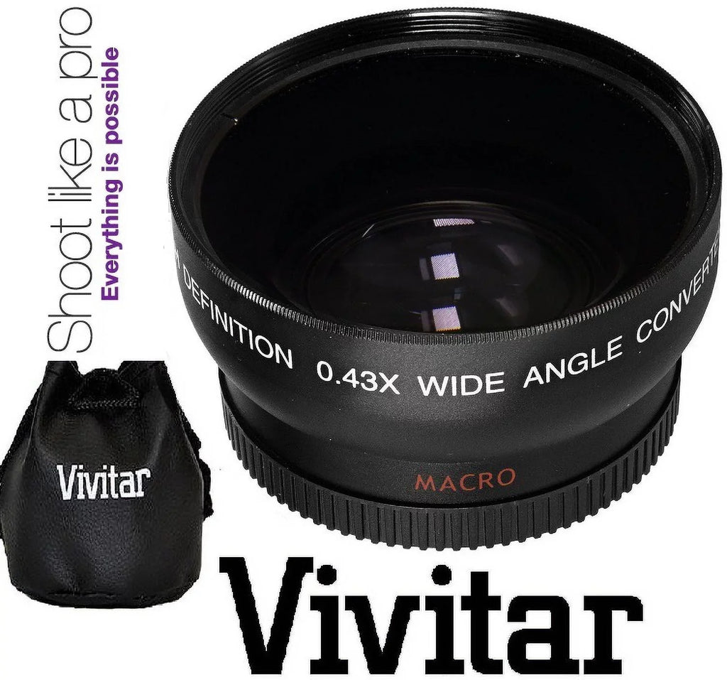 FOR SONY NEX-C3 NEXC3 NEX C3 HD TELEPHOTO & WIDE ANGLE LENS SET (49mm Compatible)