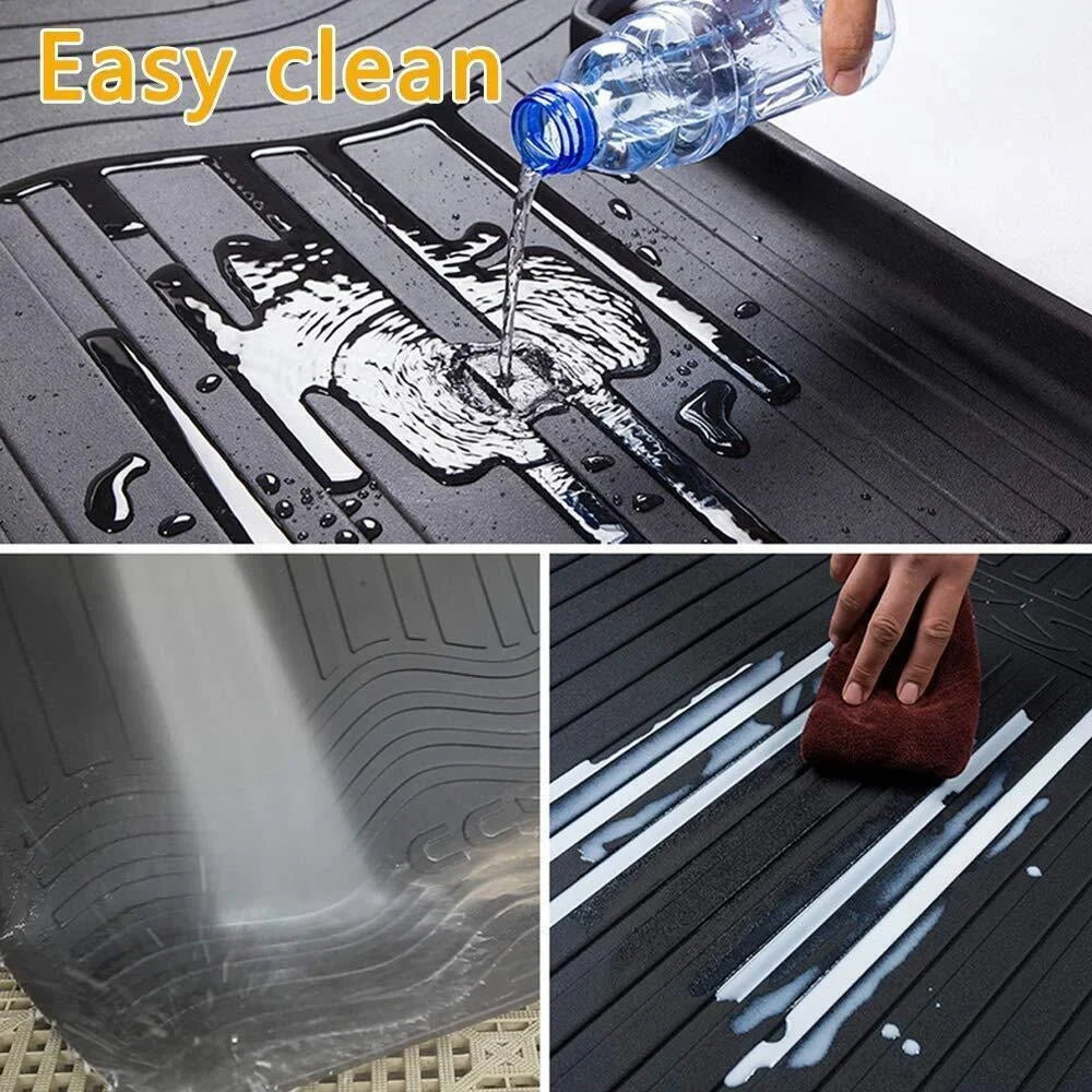 TPO Trunk Mats Fabric 3D Molded Protection For Jeep Grand Cherokee 2011-2021 Cargo Mats