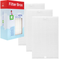 Filter Bros HRF-R3 Compatible With Honeywell HEPA Air Purifier Filter R Replacement for HPA 090, 100, 200, 300, and 3000, 5000 Series Machines
