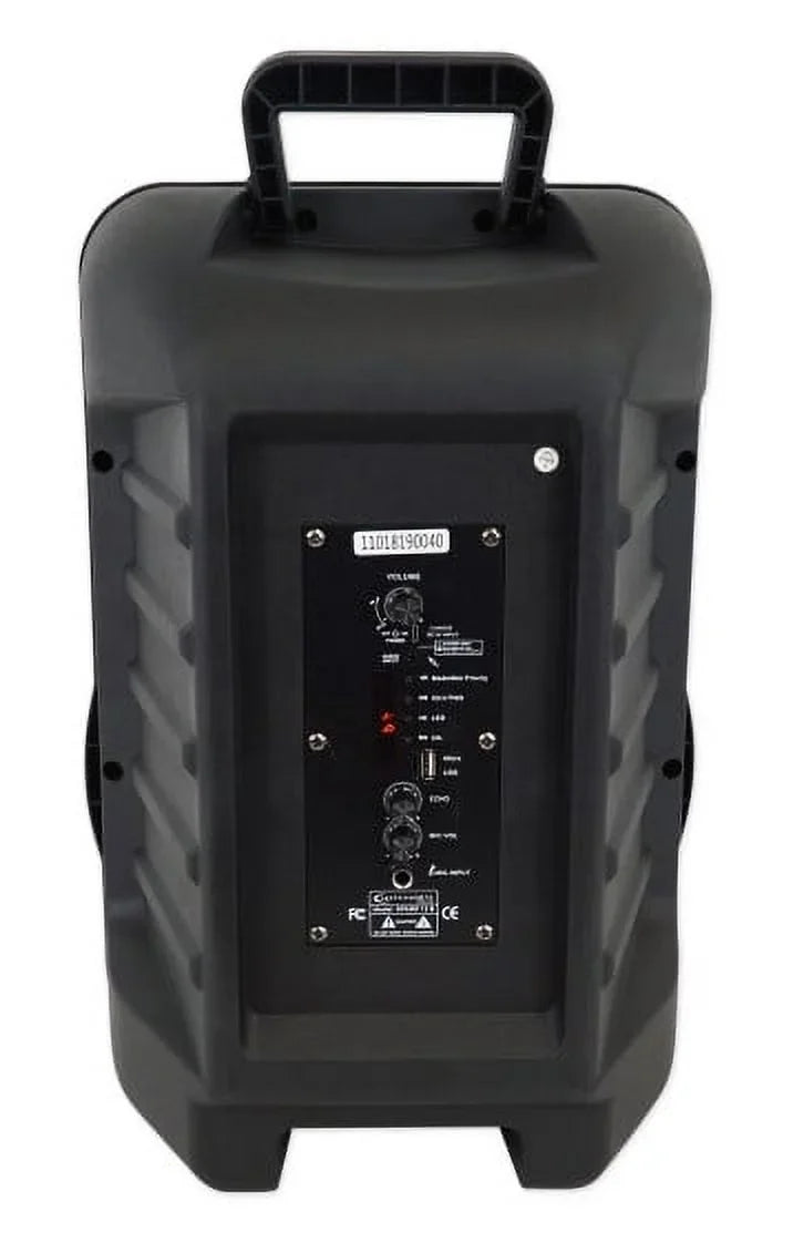 Open Box Technical Pro SPARK12B 12" Battery Powered Portable Bluetooth Speaker - Black