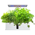 Lixada Hydroponics Indoor Growing Kit with 9 Pods Automatic Timing Adjustable Height 15W LED Grow Lights 2L Water Tank for Home Office Kitchen