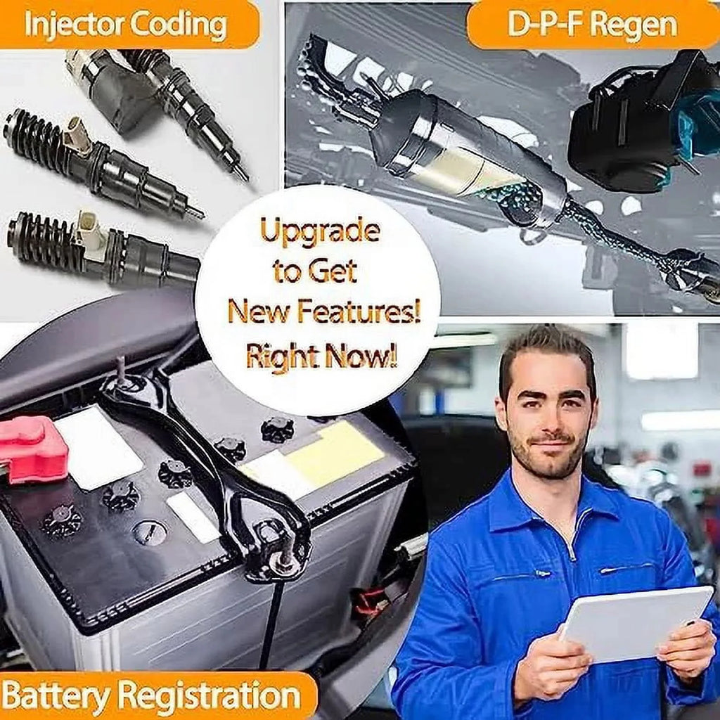 FOXWELL NT624 Elite OBD2 Scanner Full Systems Diagnostic Scan Tool with OIL/EPB/TPS/SAS/ABS/DPF/BMS/Injector 8 Reset Services for Free Update,Car Code Reader Automotive Scanner Auto VIN OBDII CAN Cars