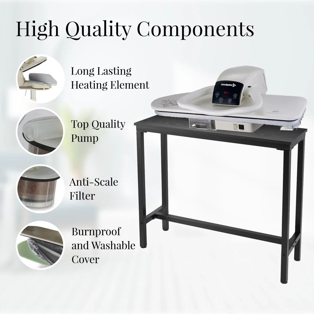 SPEEDYPRESS DIGITAL STEAM PRESS 80HD | PREMIUM EXTRA LARGE 32 INCH IRON PRESS MACHINE | EASY TO USE CLOTHES STEAMER WITH MULTIPLE STEAM AND TEMPERATURE SETTINGS