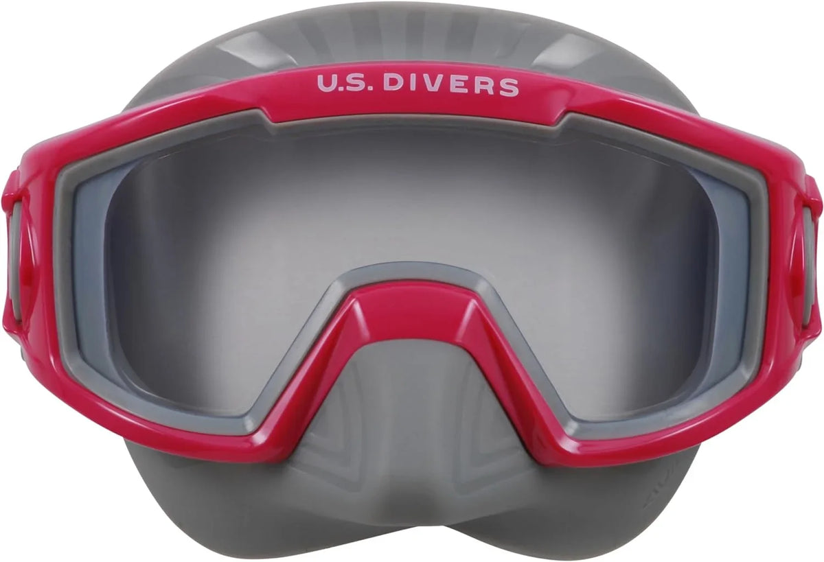 U.S. Divers Avila Jr Snorkling Set, Pink, S/M